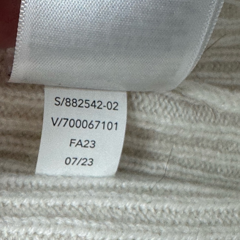 Athleta Alpine Spirit Wrap Ivory Cardigan Duster Medium Wool/Cashmere 882542-02 - Picture 11 of 11